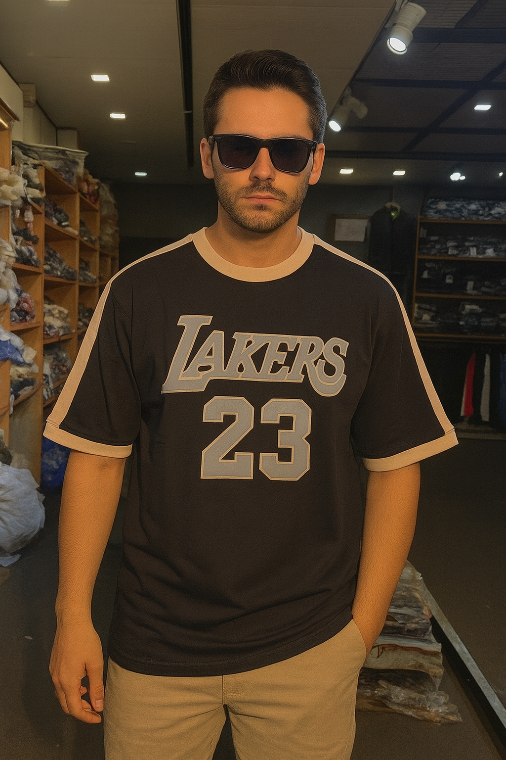 “LAKERS 23 “ Drop Shoulder T-Shirt