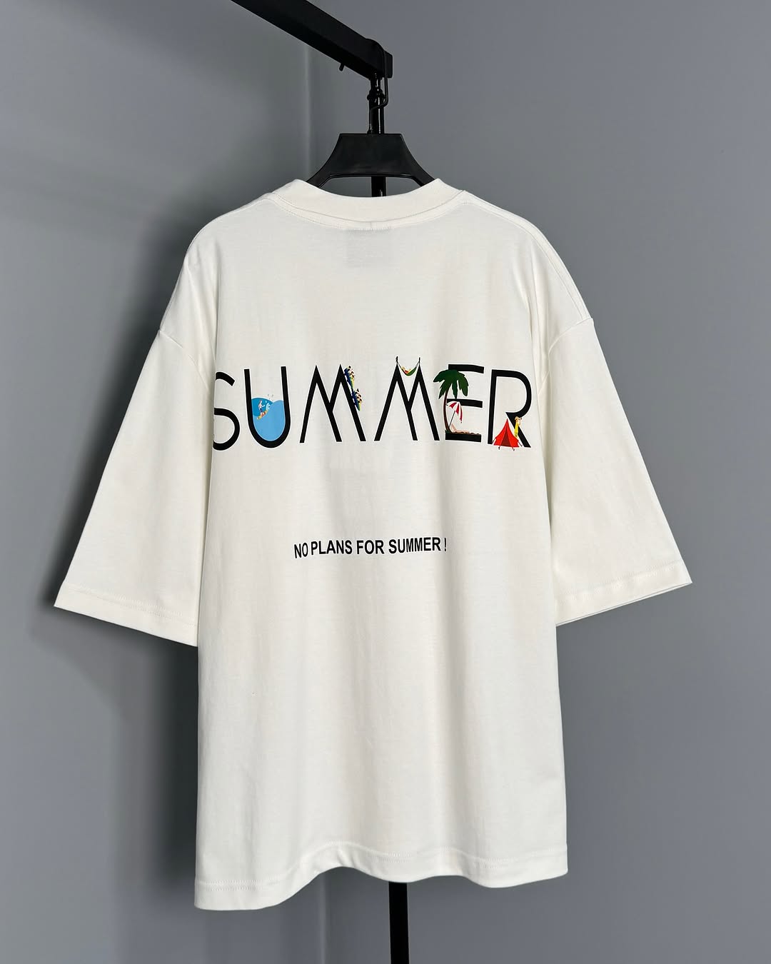 “ NO PLAN FOR SUMMER “ Drop Shoulder Tees