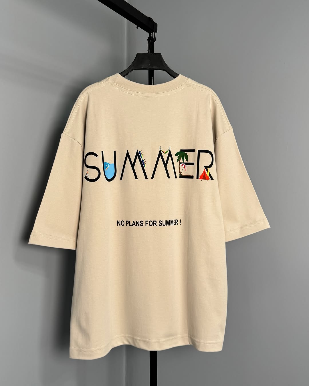 “ NO PLAN FOR SUMMER “ Drop Shoulder Tees