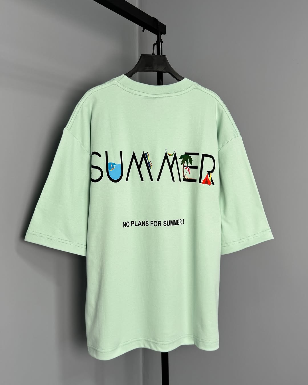 “ NO PLAN FOR SUMMER “ Drop Shoulder Tees