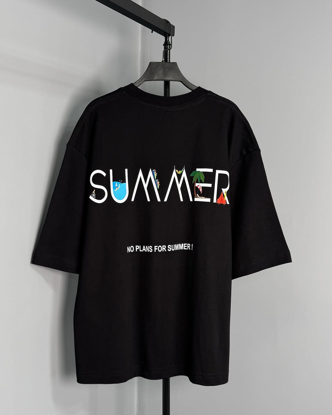 “ NO PLAN FOR SUMMER “ Drop Shoulder Tees