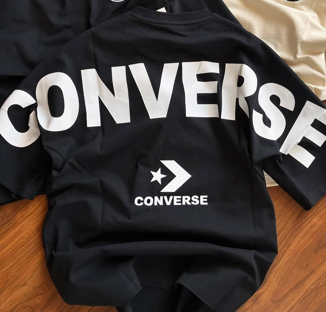 Premium Summer Downshoulder Converse tees