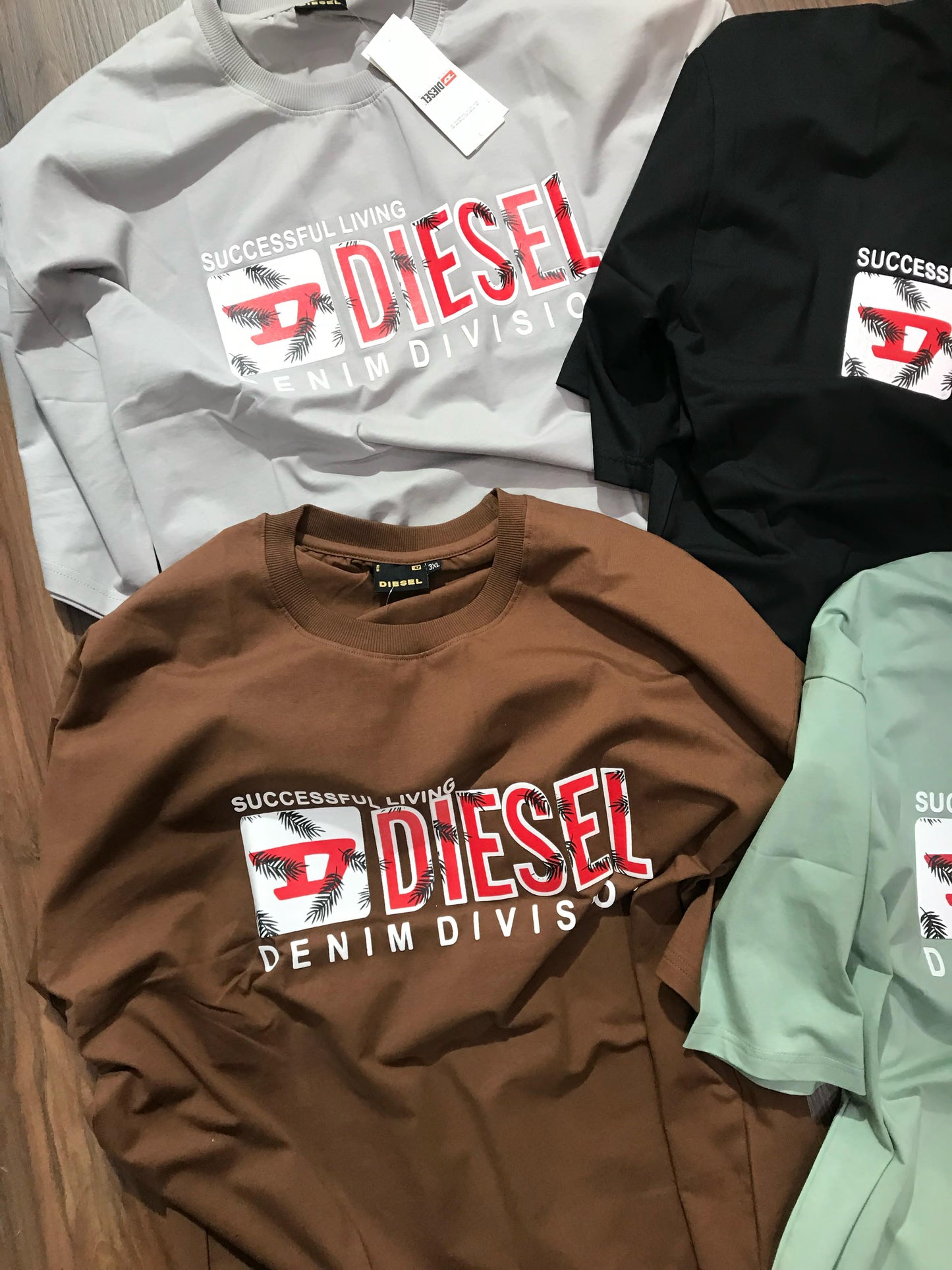 DIESEL IMP DOWNSHOULDER TEES