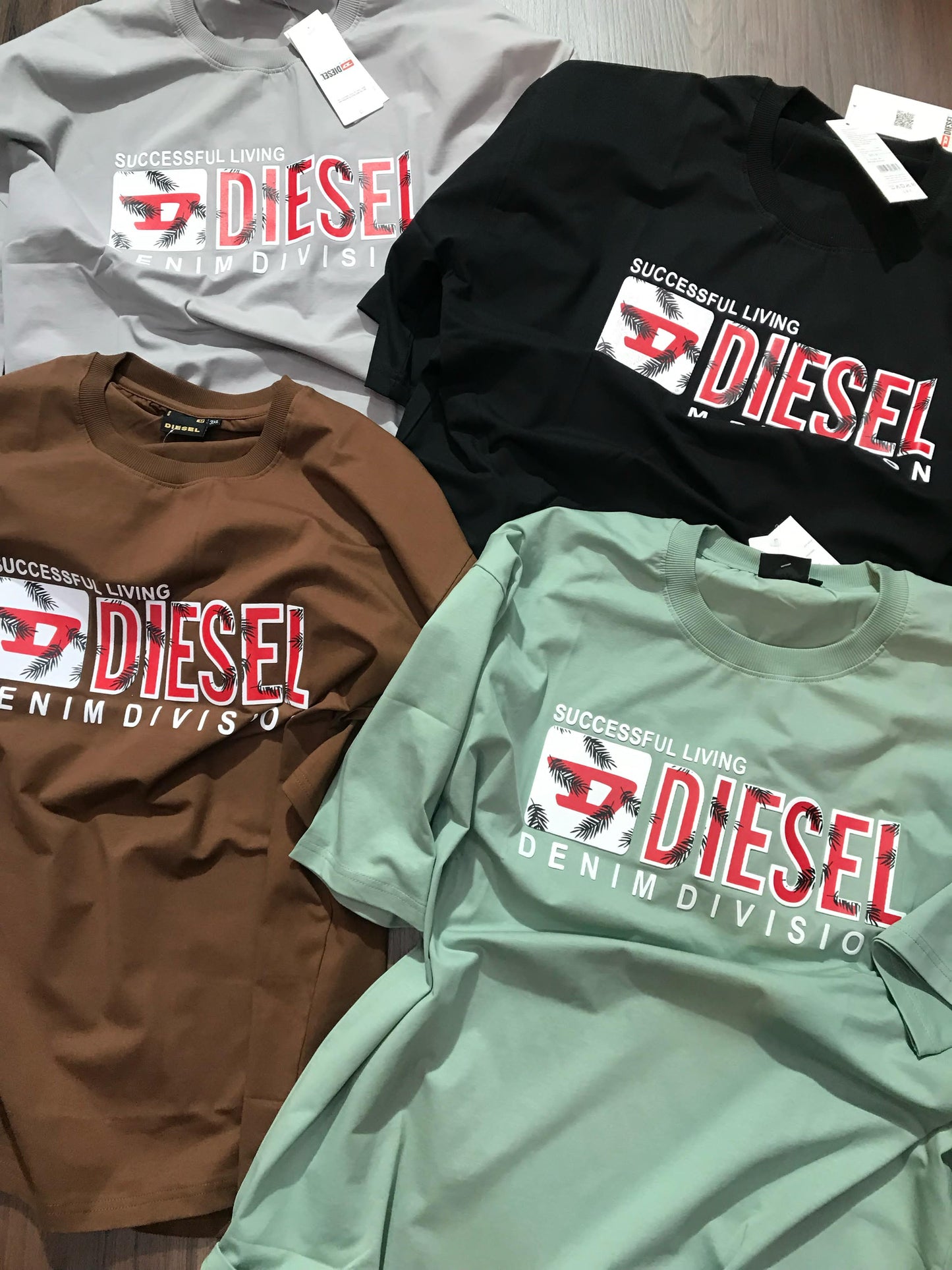 DIESEL IMP DOWNSHOULDER TEES