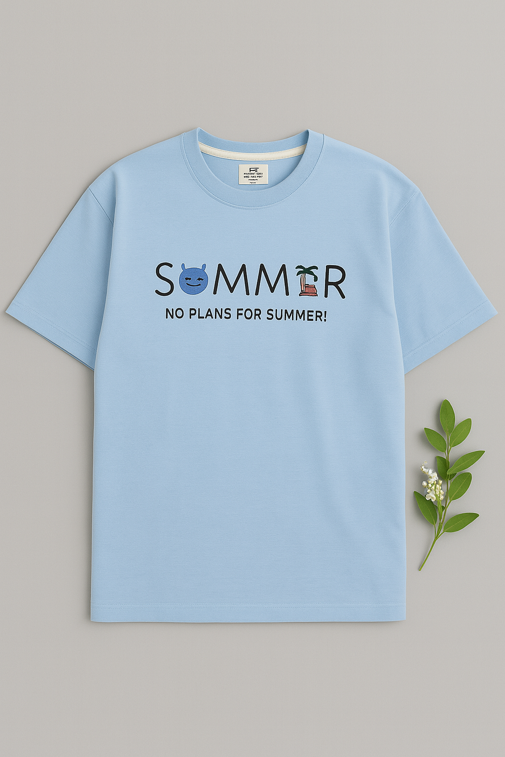 “SUMMER VIBES “ Premium Drop Shoulder tees