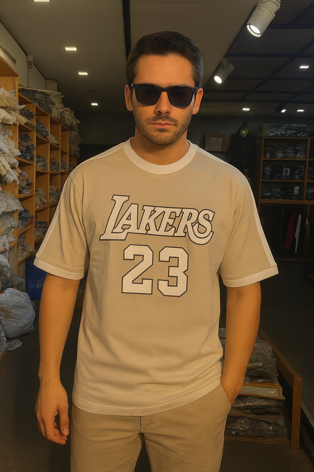 “LAKERS 23 “ Drop Shoulder T-Shirt