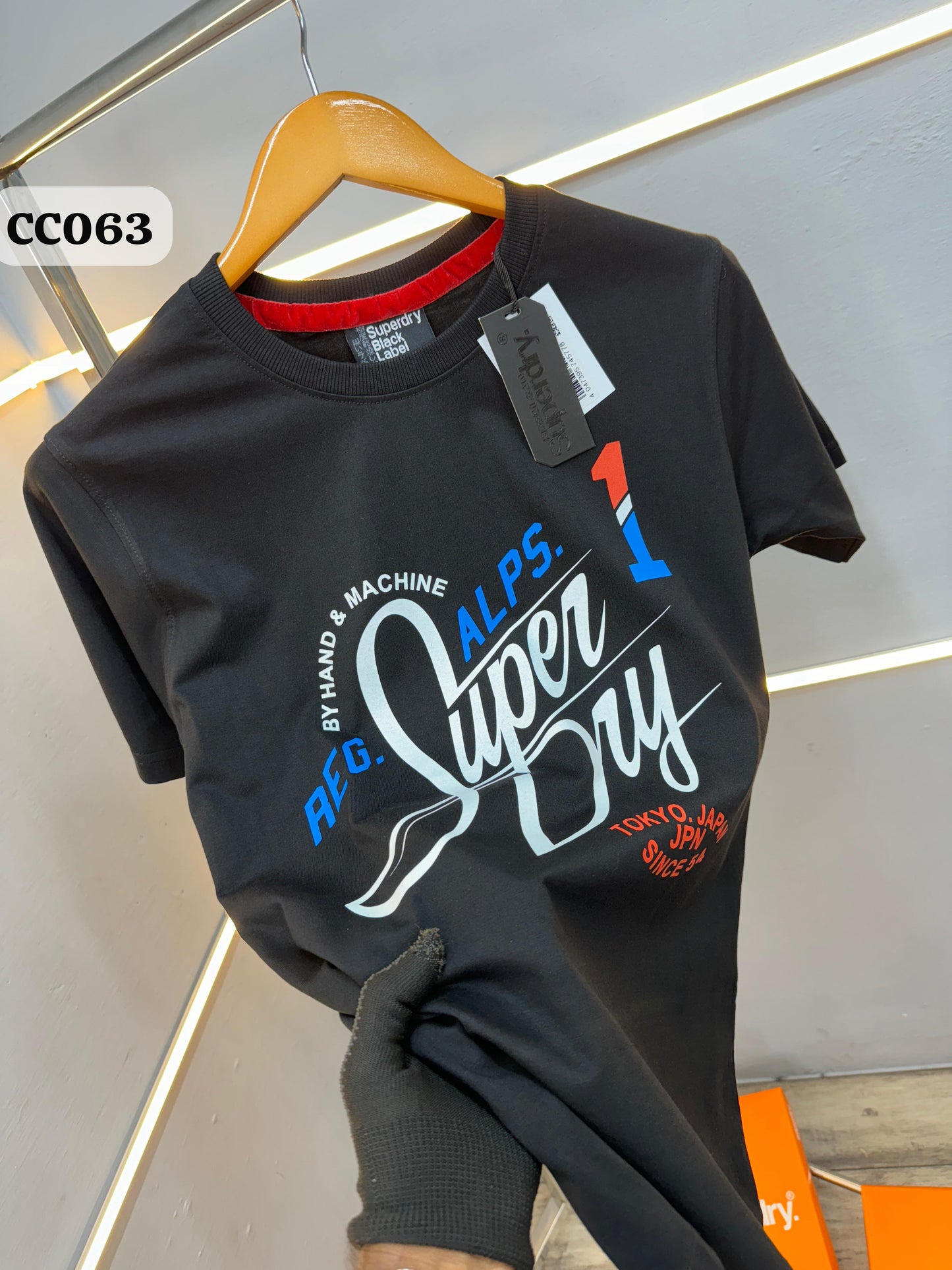 SUPER DRY IMP SIGNATURE TEE