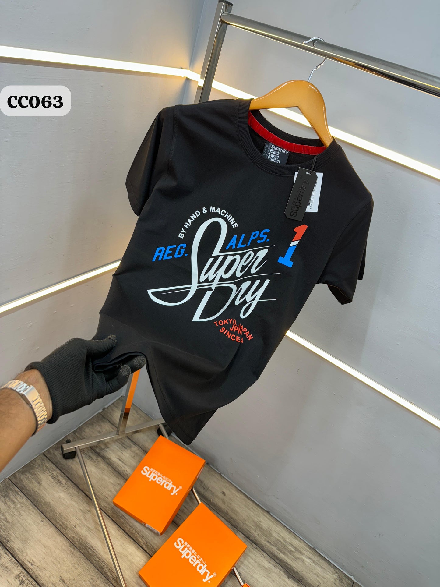 SUPER DRY IMP SIGNATURE TEE