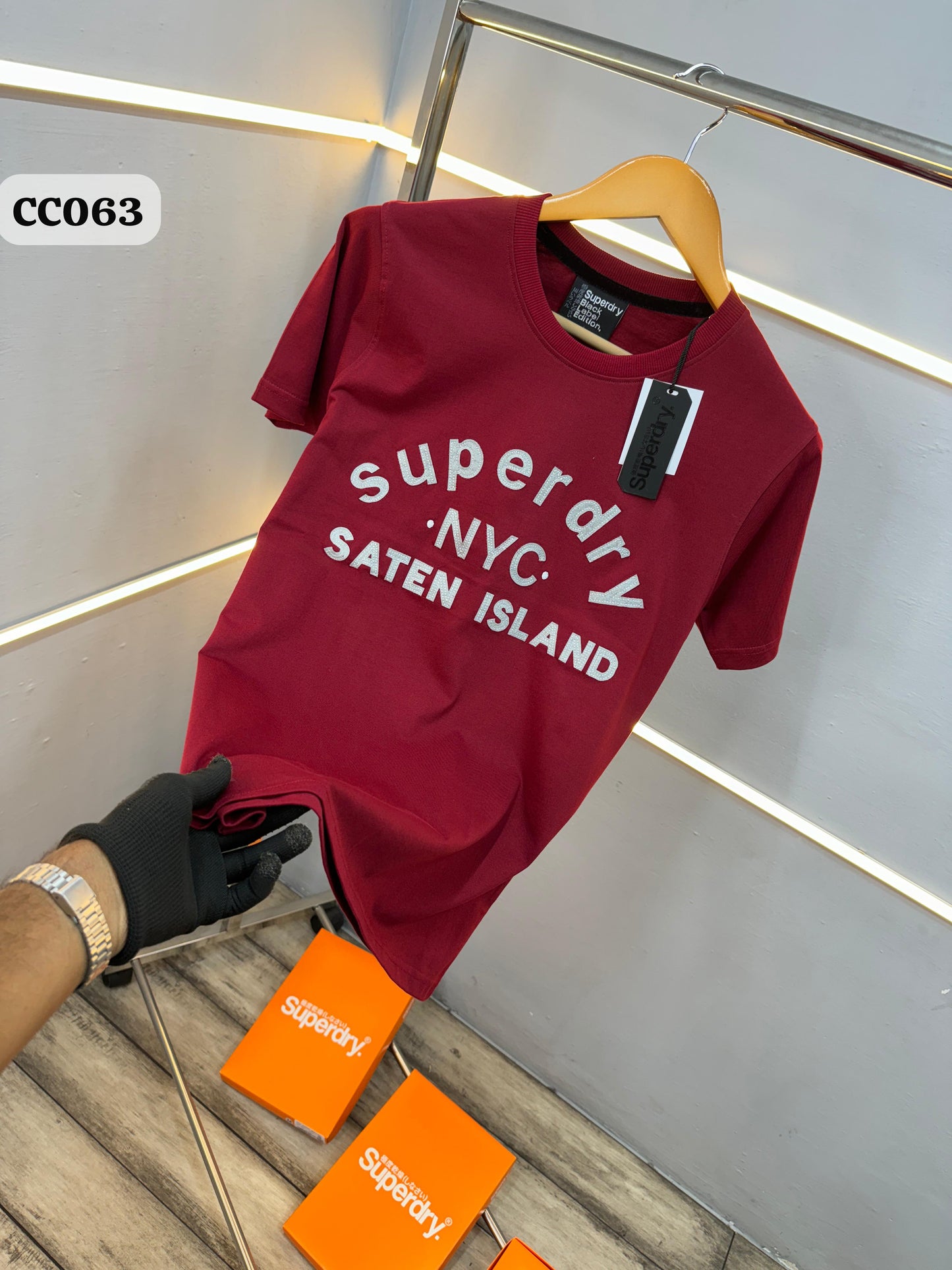 SUPER DRY IMP SIGNATURE TEE