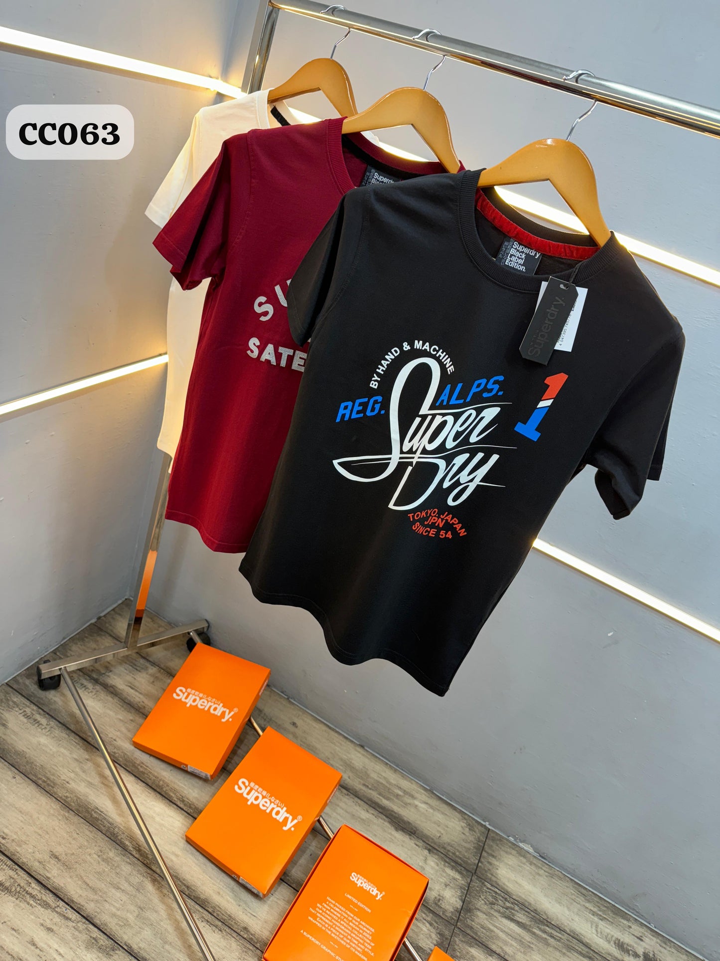 SUPER DRY IMP SIGNATURE TEE