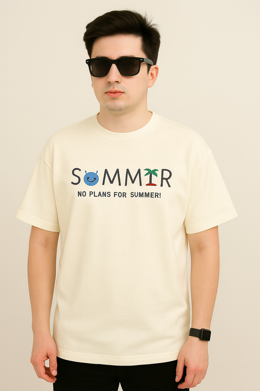 “SUMMER VIBES “ Premium Drop Shoulder tees