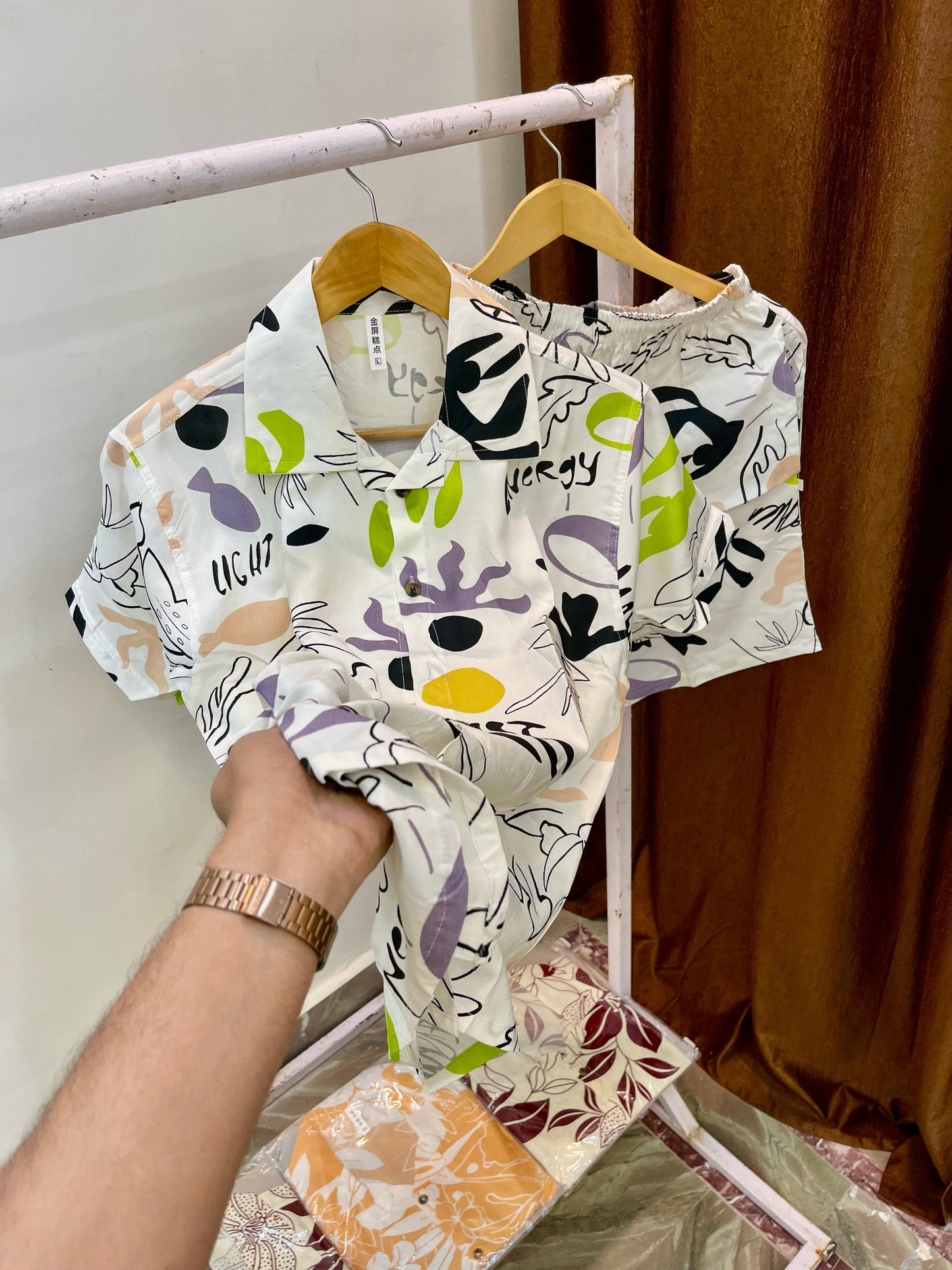 Floral Linen Nicker Suit