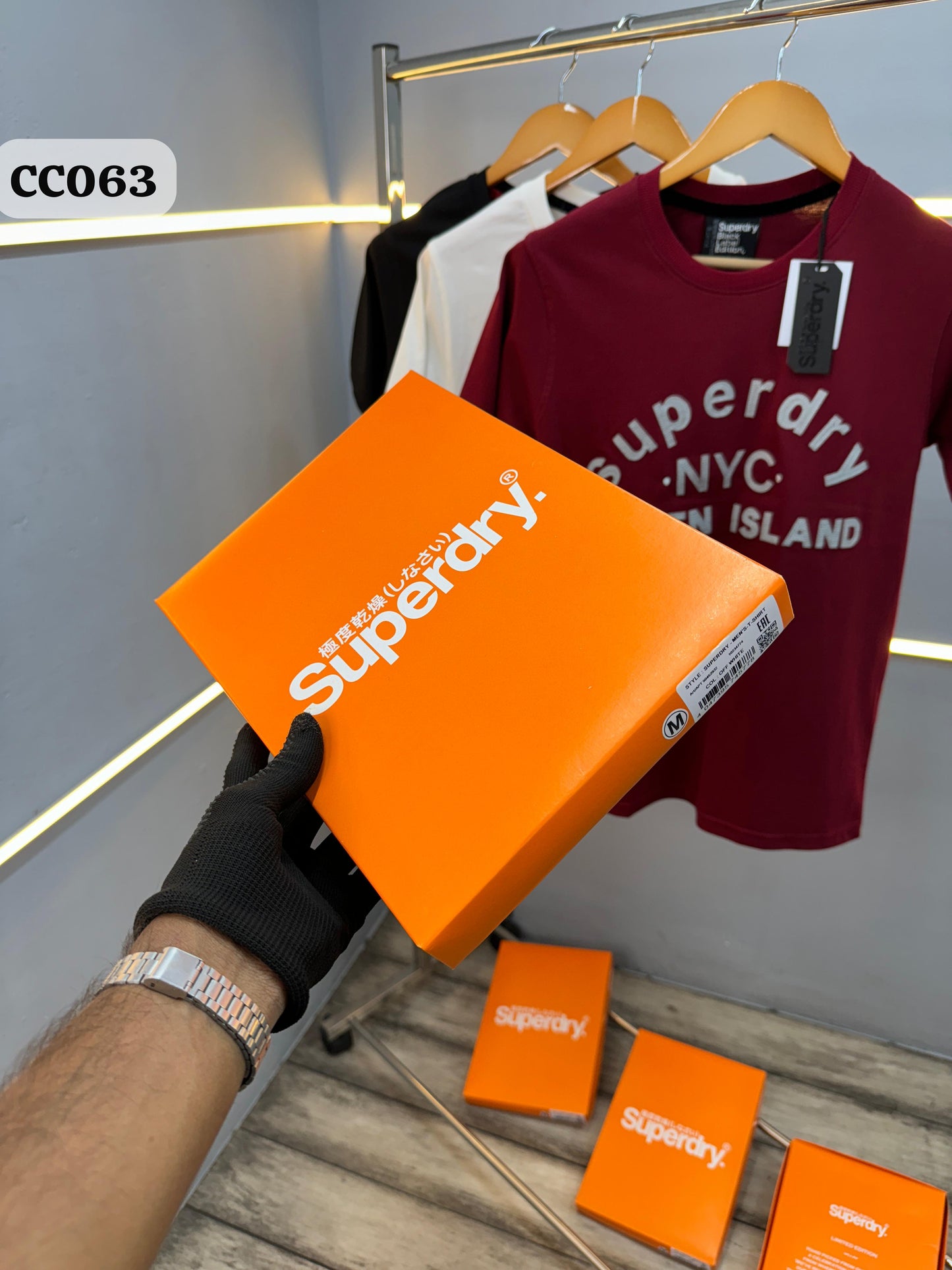SUPER DRY IMP SIGNATURE TEE