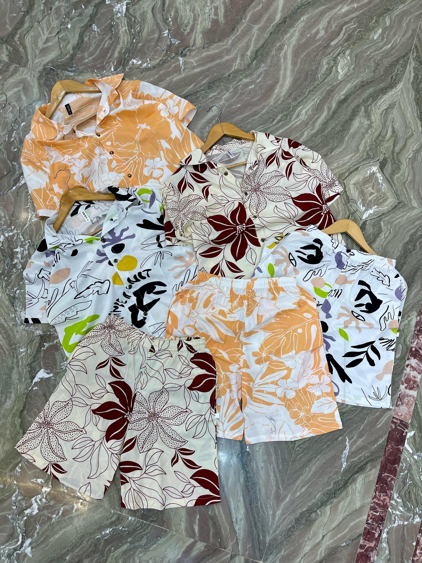 Floral Linen Nicker Suit